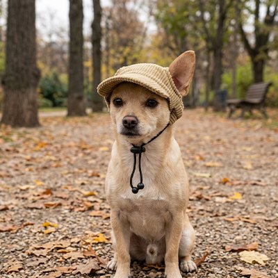 casquette chien oreilles libres ajustable