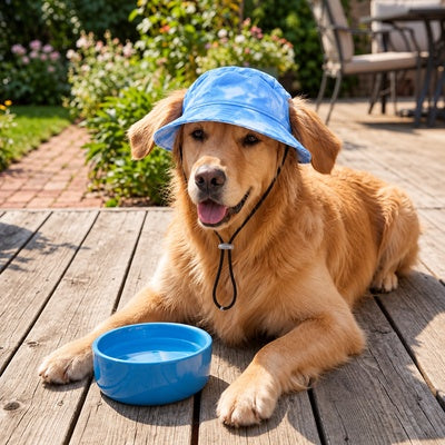 casquette pour petit chien en extérieur