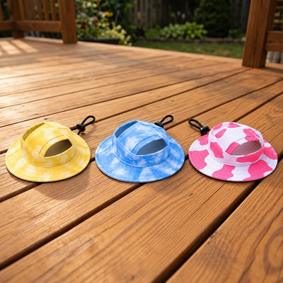 casquette pour petit chien pour l'été