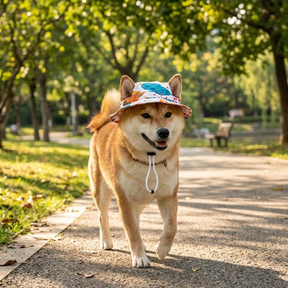 casquettes chien ajustables pour sorties ensoleillées