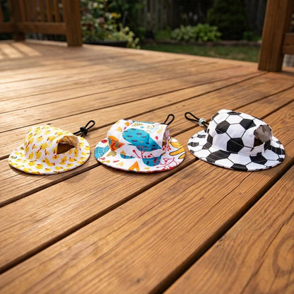 casquettes chien pratiques avec large visière