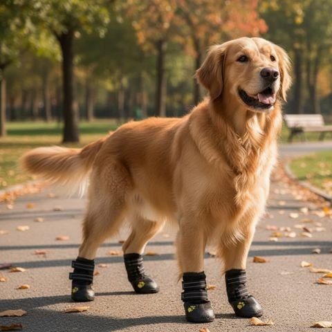 chaussure pour chien ajustable respirante