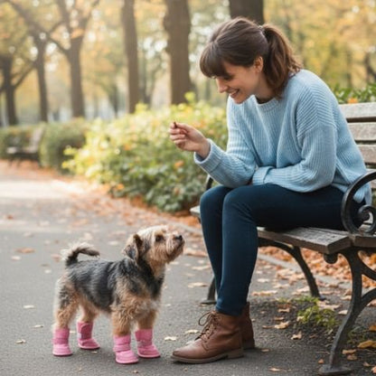 chaussure pour chien promenade froide
