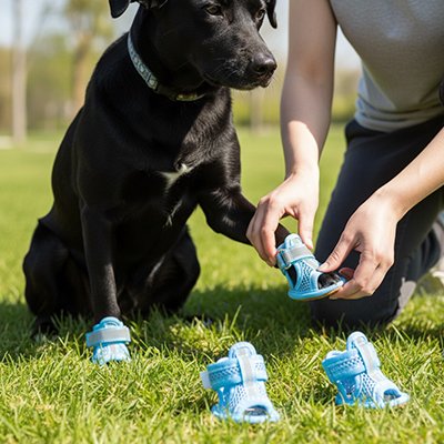 chaussures chien protection pattes extérieur