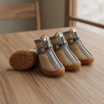 chaussures pour chien neige balade hivernale