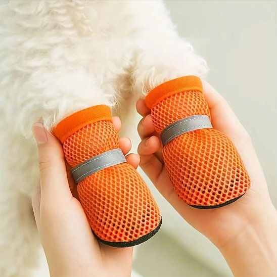 chaussures pour chiens maille confortable 