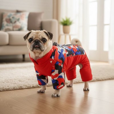 chien manteau chaud pour hiver