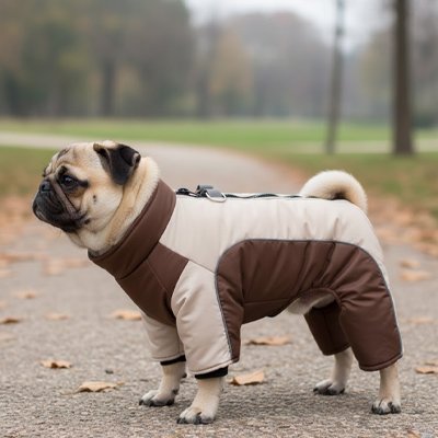 chien manteau chaud pour temps froid