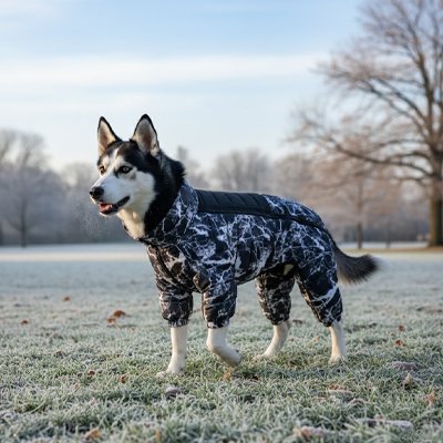 chien manteau chaud protection froid
