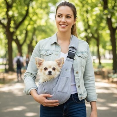 chien sac de transport maintien sécurisé