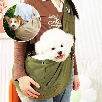 chien sac transport bandoulière ajustable