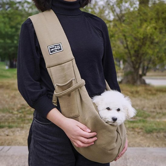 chien sac transport ventilation espace confort
