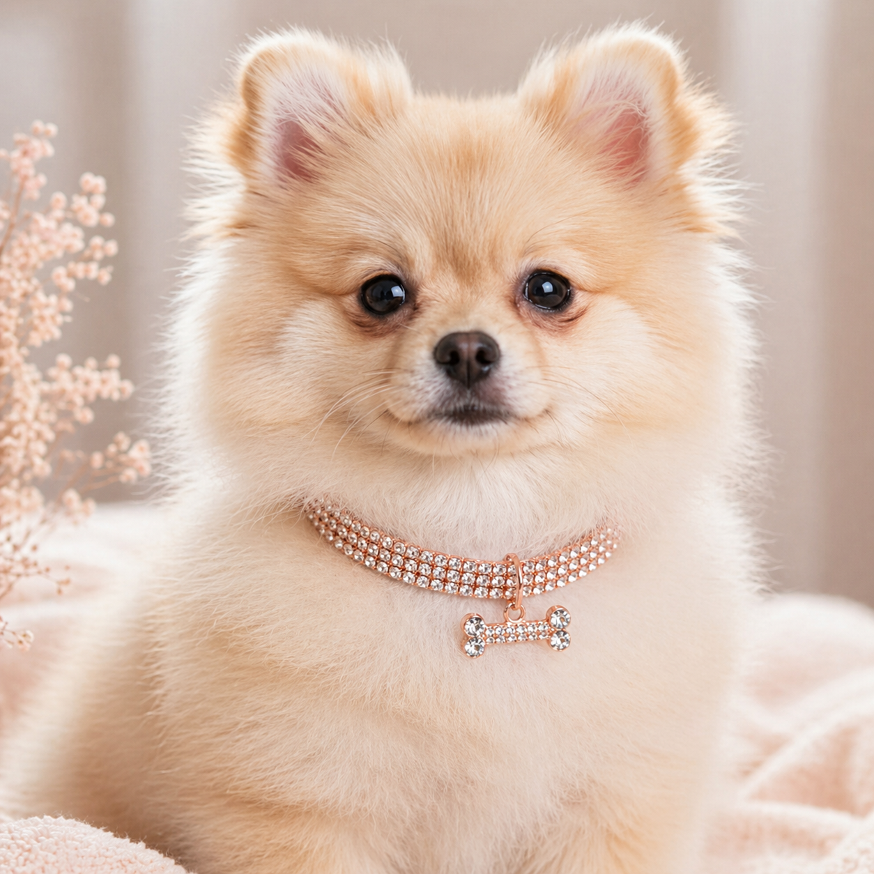 chiot collier ajustable léger pratique