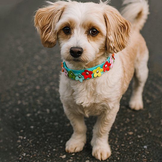 collier chien cuir classique durable