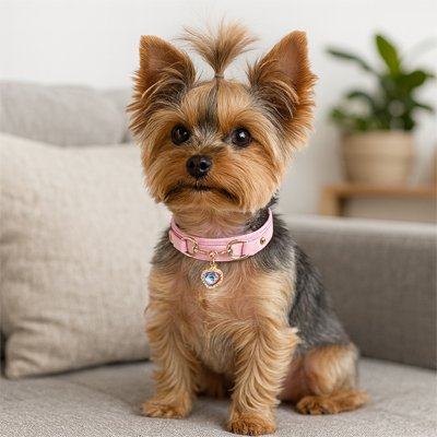 collier chien cuir durable confort