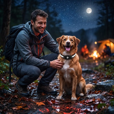 collier chien lumineux rechargeable sécurité nuit