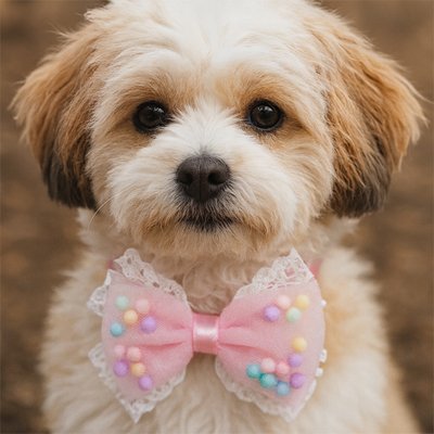 collier chien style mignon accessoire