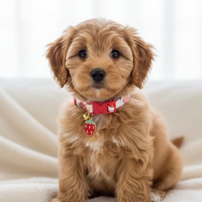 collier chiot design mignon pratique