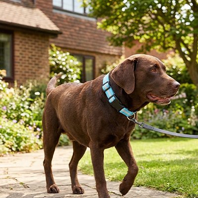 collier lumineux pour chien ajustable sécurité