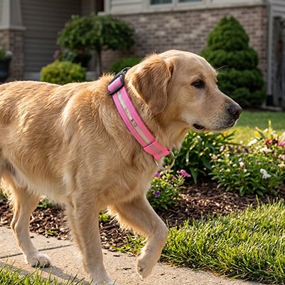 collier lumineux pour chien led usage nocturne