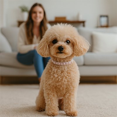 collier pour chiot bijou décoratif élégant