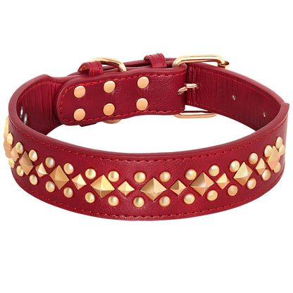 Collier en cuir pour chien | Résistant et Confortable