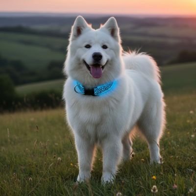 colliers lumineux chiens sécurité nuit 