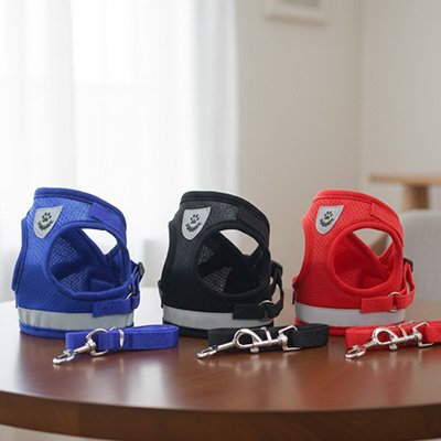 différentes couleurs harnais chien