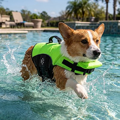 gilet de sauvetage chiens boucles réglables