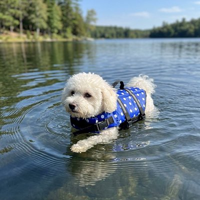 gilet de sauvetage pour chien natation sécurisée