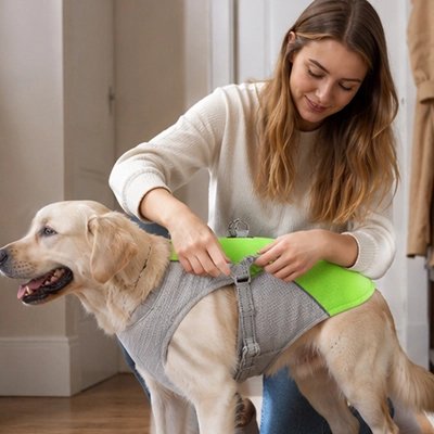 gilet rafraichissant pour chien été chaud