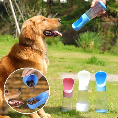 gourde chien 550ml bol intégré