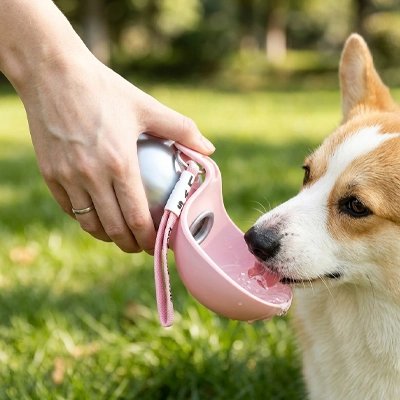 gourde chiens pour hydratation extérieure 