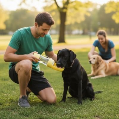 gourde pour chien compacte légère transport