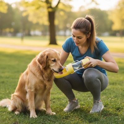 gourde pour chien pratique balade voyage