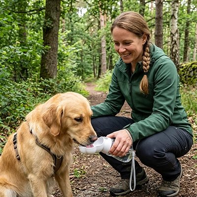 gourde pour chiens balade extérieur