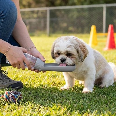 gourdes chien compactes pour hydratation nomade