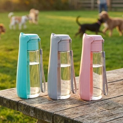 gourdes chien portables pour promenades quotidiennes 