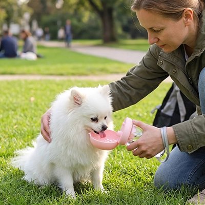 gourdes pour chiens portables sortie