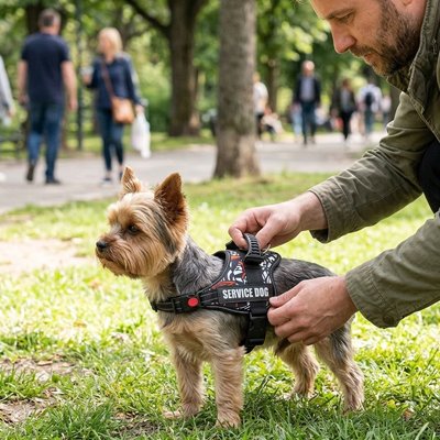 harnais chien anti traction sécurité marche