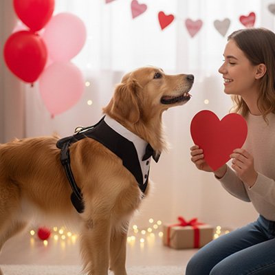 harnais chien élégant pour occasion