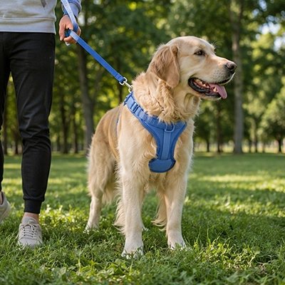 harnais en y chien balade extérieur