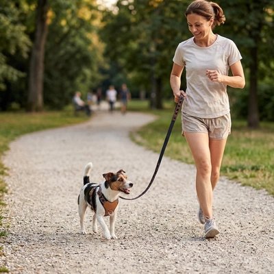 harnais en y chien sortie nature