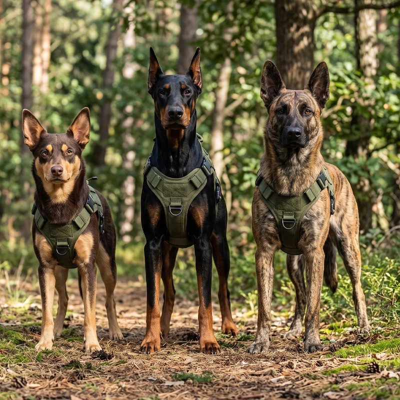 harnais en y pour chien trois chiens foret