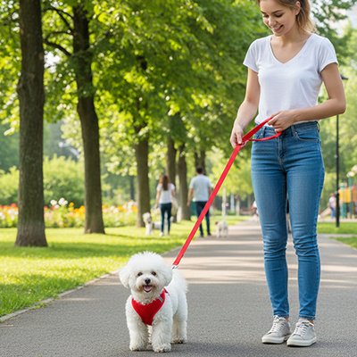 harnais petit chien respirant extérieur