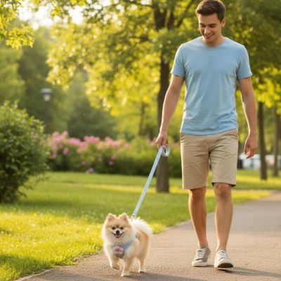 harnais pour petit chien confortable promenade
