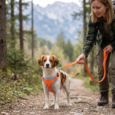 harnais y chien sortie foret