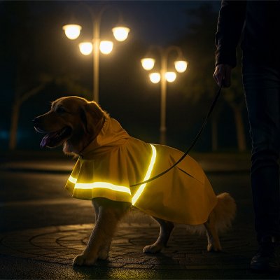imperméable chien avec capuche