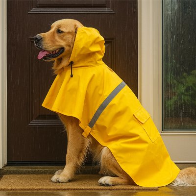 imperméable chien balade extérieur