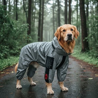 imperméable chien étanche capuche